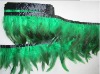 Saddle Hackle Feather Fringe,feather dress, rooster feather dress, feather trimming, pheasant feather