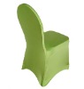 Sage Green Spandex Chair Cover in Curved Style