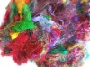 Sari Silk Fibers in Mixed Color