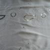 Satin Stretch Fabric embroidery with spangle