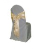 Satin chair cover sashes