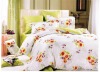 Satin fabric Reactive Printed 4pcs bedding set