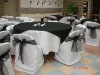 Satin folding chair cover