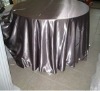 Satin round table cover ,table colth