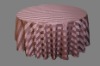 Satin strip tablecloth, polyester tablecloth, jacquard tablecloth