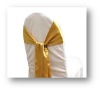 Satin tieback chair sashes