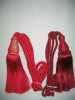 Scarlet curtain tassel