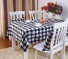 Scotland lattice plaid square dining table linen table cloth overlay