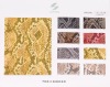 Sea snake design synthetic/artificial leather suitable for handbags bags