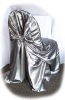 Self-Tie Satin Chair Cover