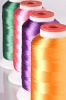 Sell polyester dope dyed 150D/48F/2 Thread with 420TPM