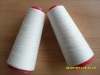 Semi-bleached flax yarn