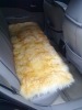 Sheepskin Car Cushion (Yellow+Brown)