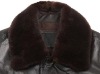 Sheepskin garment collar