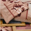 Short-pile velour fabric for bedding