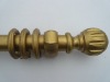 Shower wwoden Curtain Rod with gold color