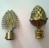 Sierra Steel Curtain Metal Rod Finial (Antique Gold)