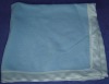 Silk Blanket in solid blue