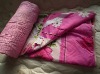 Silk Summer Patchwork Pink Quilt/Bedding