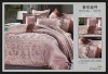 Silk and cotton jacquard / bedding / textiles / breathable