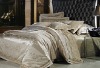 Silk and cotton jacquard / woven / sheets, duvet cover, pillowcase, cushion / bedding