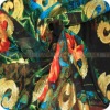 Silk hijab Fabric with metallic