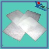 Silk-like denier polyester wadding