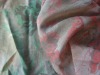 Silk printing fabric