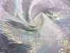 Silver Metallic Crepe Garment Fabric