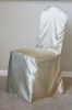 Silver lamour satin banquet chair cover and wedding chair cover
