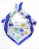 Small Flower Pattern Light Casual Women Square Scarf