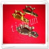 Small Golden decorative curtains curtain hooks