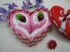 Smilling hearted shaped 100% Cotton gift towels  wholesale gift towels