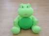 Smooth Elastic frog toy /pillow