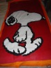 Snoopy-printed beach towel for kids
