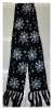 Snow flower pattern scarf warmly fashion winter scarf for men