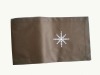 Snowflake embroidered table runner