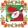 Soft!! 11" Christmas Snowman Throw Pillow