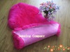 Soft long wool genuine sheepskin baby rug