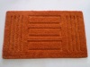 Soft polyester microfiber anti-slip mat