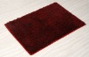 Soft polyester microfiber floor rug