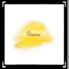 Softl!! 10 Marabou Feathers Fluff 4.5" Yellow