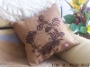 Soil color natural ramie pillow