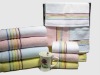 Solid Compact Cotton Rainbow Pattern square towels for home and hotel