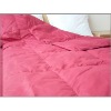 Solid Microfiber Peach Comforter