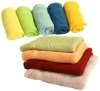Solid color dyed towels