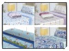 Solid color polar fleece home and hotel bedding sheet set