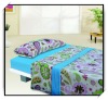 Solid color polar fleece home and hotel bedding sheet set