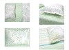 Solid color polar fleece home and hotel bedding sheet set