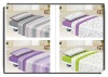 Solid color polar fleece home and hotel bedding sheet set